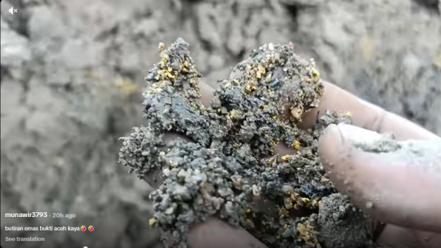 Viral! Warga Aceh Temukan Butiran Emas di Lumpur Banjir Bandang, Begini Faktanya