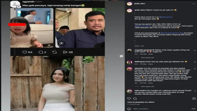 Asal Usul Lily Anak Angkat Raffi Ahmad & Fakta Viral Mirip Bobby Nasution