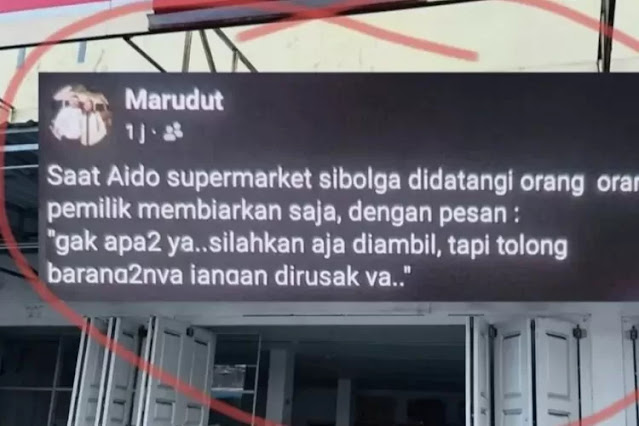 Pemilik Minimarket Sibolga Viral Tulis Pesan Haru Usai Penjarahan: Kisah Empati di Tengah Bencana