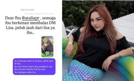 Lisa Mariana Minta Maaf ke Atalia via DM Instagram: Isi Pesan & Bukti Unggahan