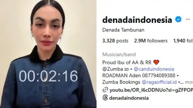 Denada Ganti Bio Instagram Usai Akui Ressa Rizky, Netizen: Tulus atau Gimmick?