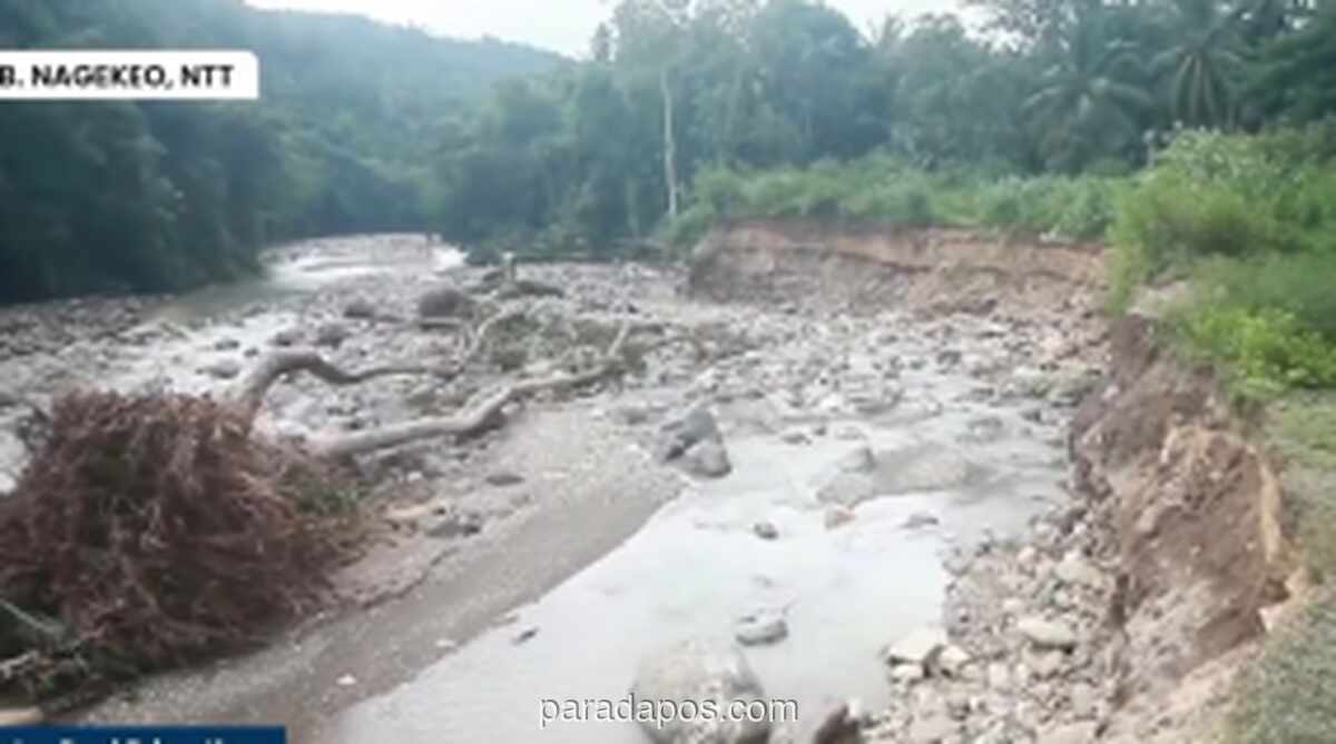 Banjir Bandang di Nagekeo Hanyutkan Dua Rumah dan Isolasi Dua Kampung
