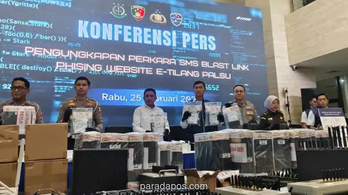Polisi Ungkap Modus eTilang Palsu, Lima Tersangka Diamankan Diduga Dikendalikan dari China