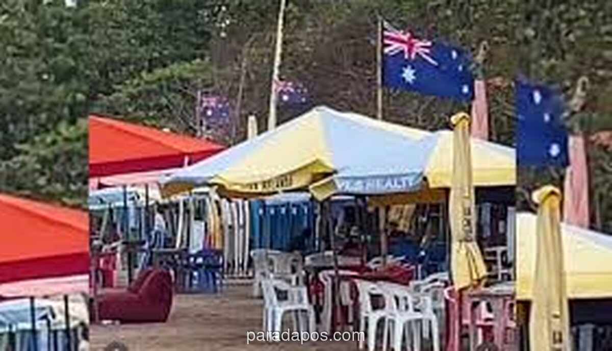 Pemerintah Legian Turunkan Puluhan Bendera Asing di Pantai, Pedagang Diberi Peringatan