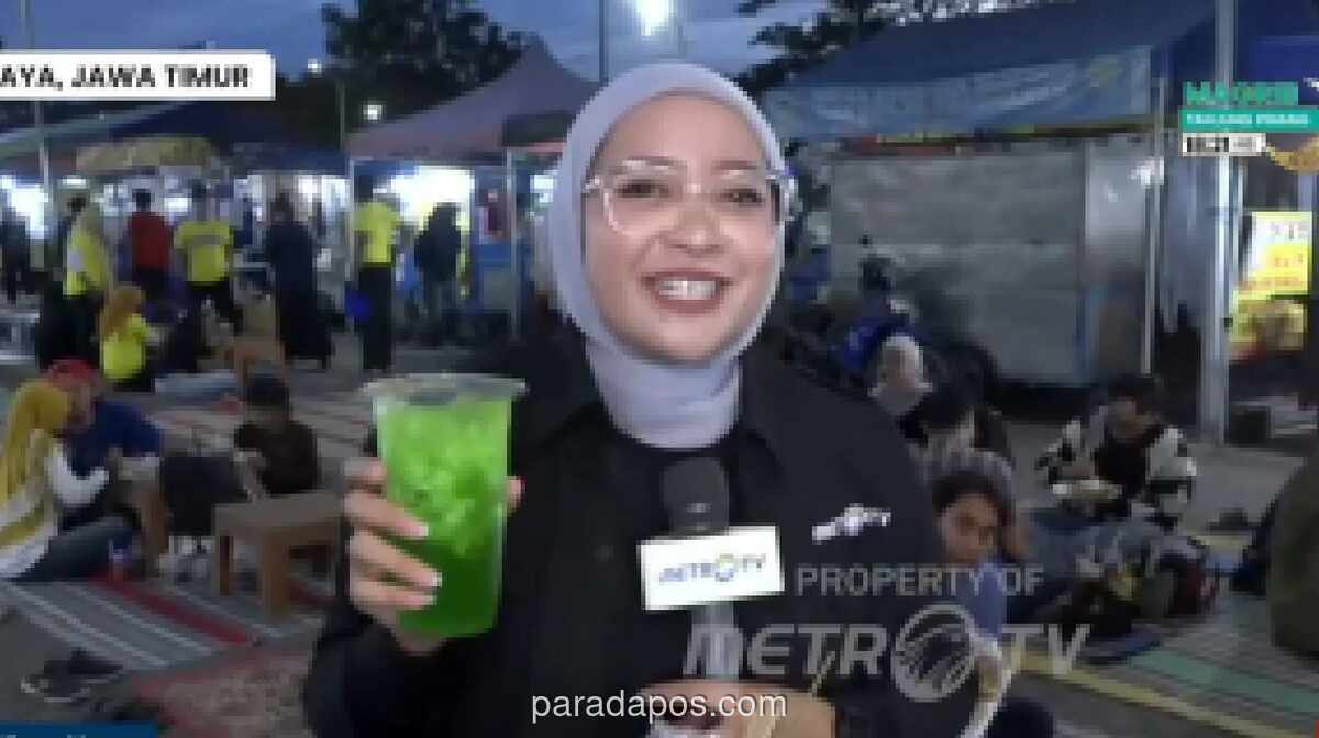 Takjil Lengkap Rp30 Ribu di Sekitar Masjid Al-Akbar Surabaya