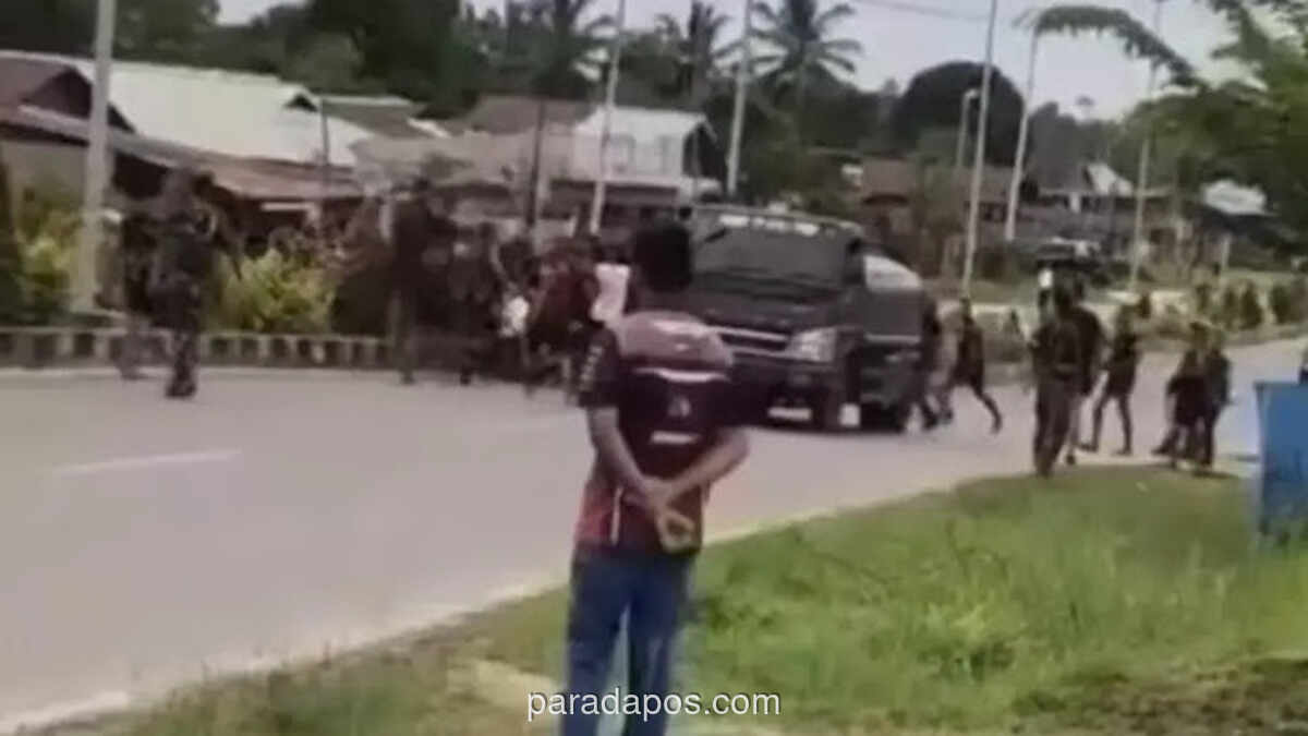 Bentrokan TNI-Polri di Mappi Berawal dari Geberan Motor