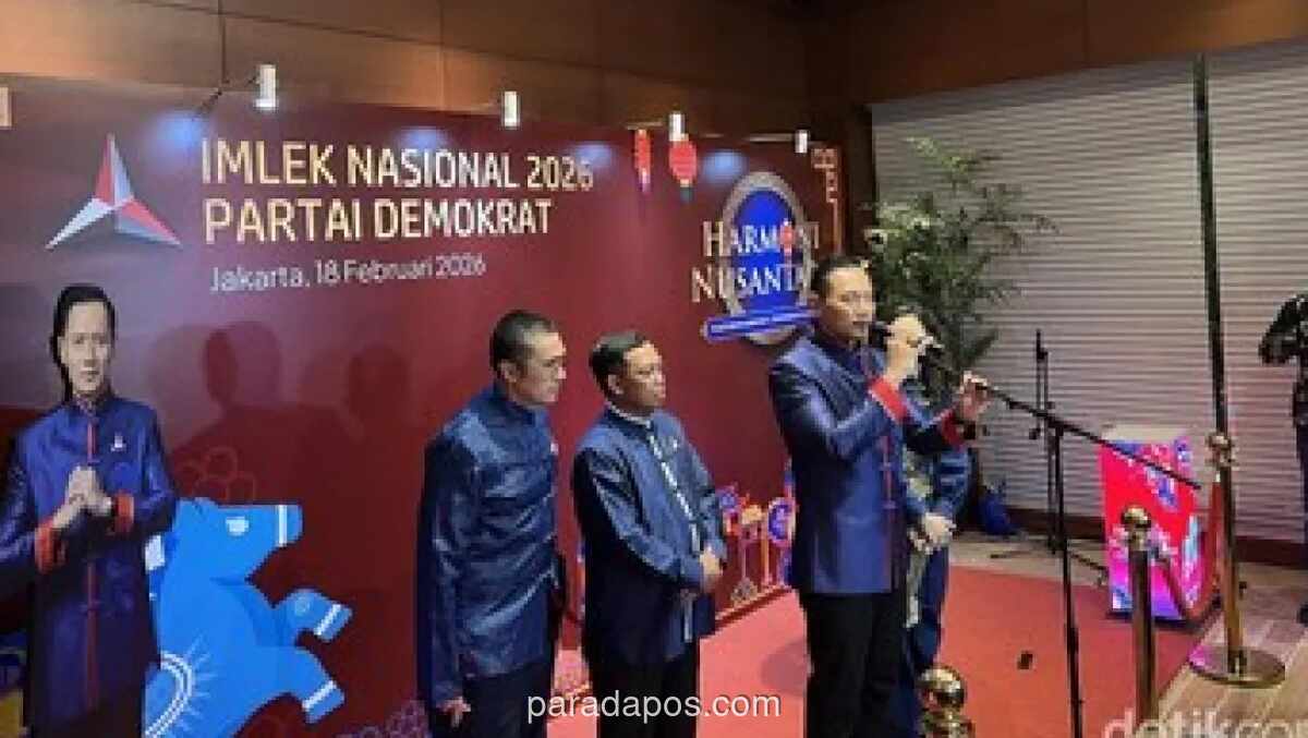 Partai Demokrat Gelar Perayaan Imlek Perdana, AHY Soroti Harmoni Nasional