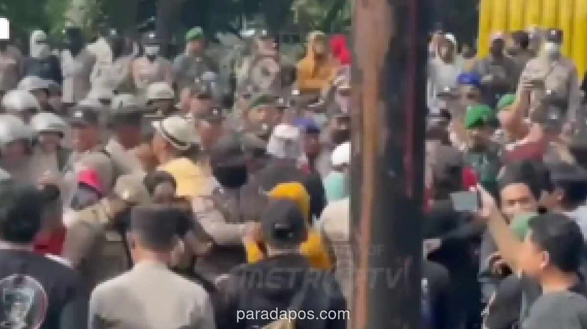 Eksekusi 19 Bangunan di Pangkep Berakhir Ricuh, Warga Berduka di Atas Puing