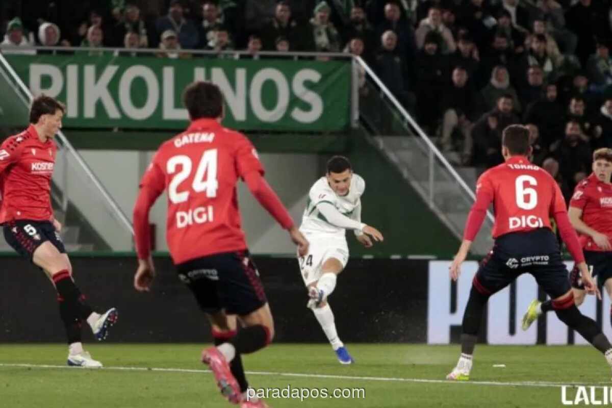 Elche dan Osasuna Bermain Tanpa Gol, Posisi Klasemen Tak Berubah Signifikan