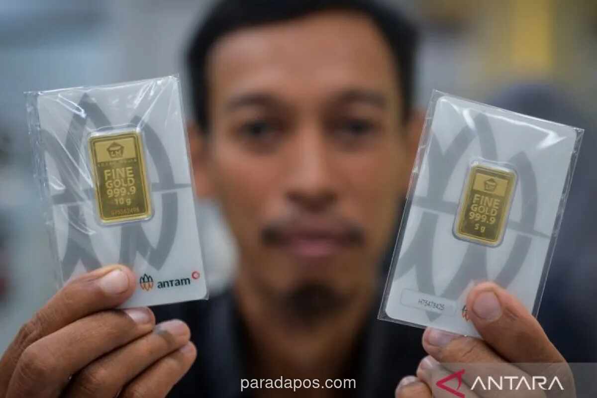 Harga Emas Antam Naik Rp6.000 Jadi Rp3,045 Juta per Gram