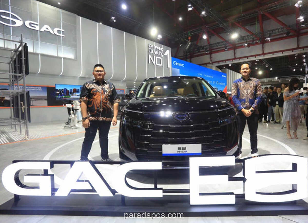 GAC E8 Resmi Meluncur di IIMS 2026, Tawarkan Kenyamanan Holistik dan Teknologi Hybrid