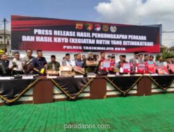 Polres Tasikmalaya Kota Paparkan Capian Awal 2026: 100 Motor Diamankan, 15 Kasus Narkoba Terungkap
