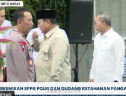 Presiden Prabowo Resmikan Pembangunan Dapur Gizi Gratis Polri di Palmerah