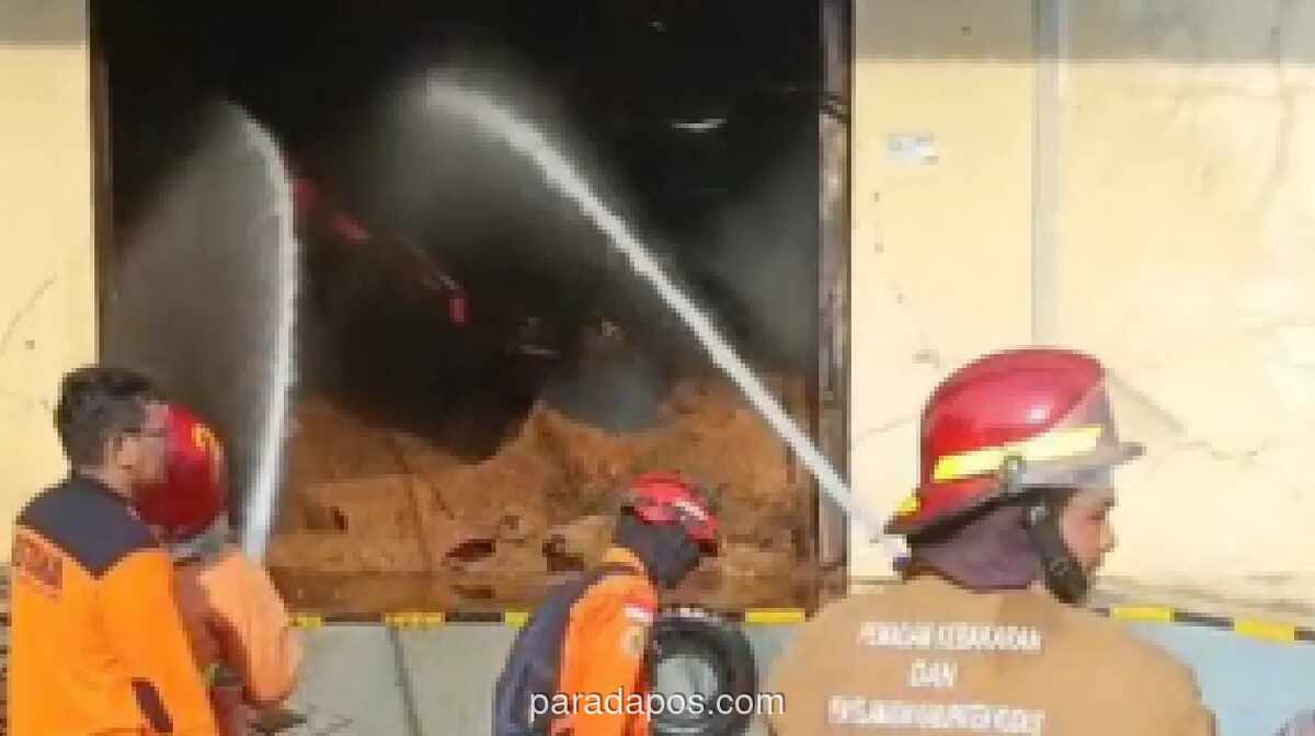 Gudang Tembakau di Kudus Ludes Terbakar, Kerugian Sementara Rp6 Miliar