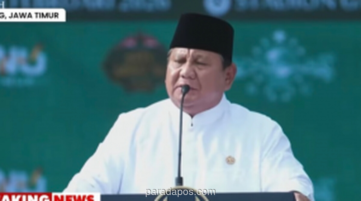 Presiden Prabowo Sebut NU Pilar Kebesaran dan Benteng Negara