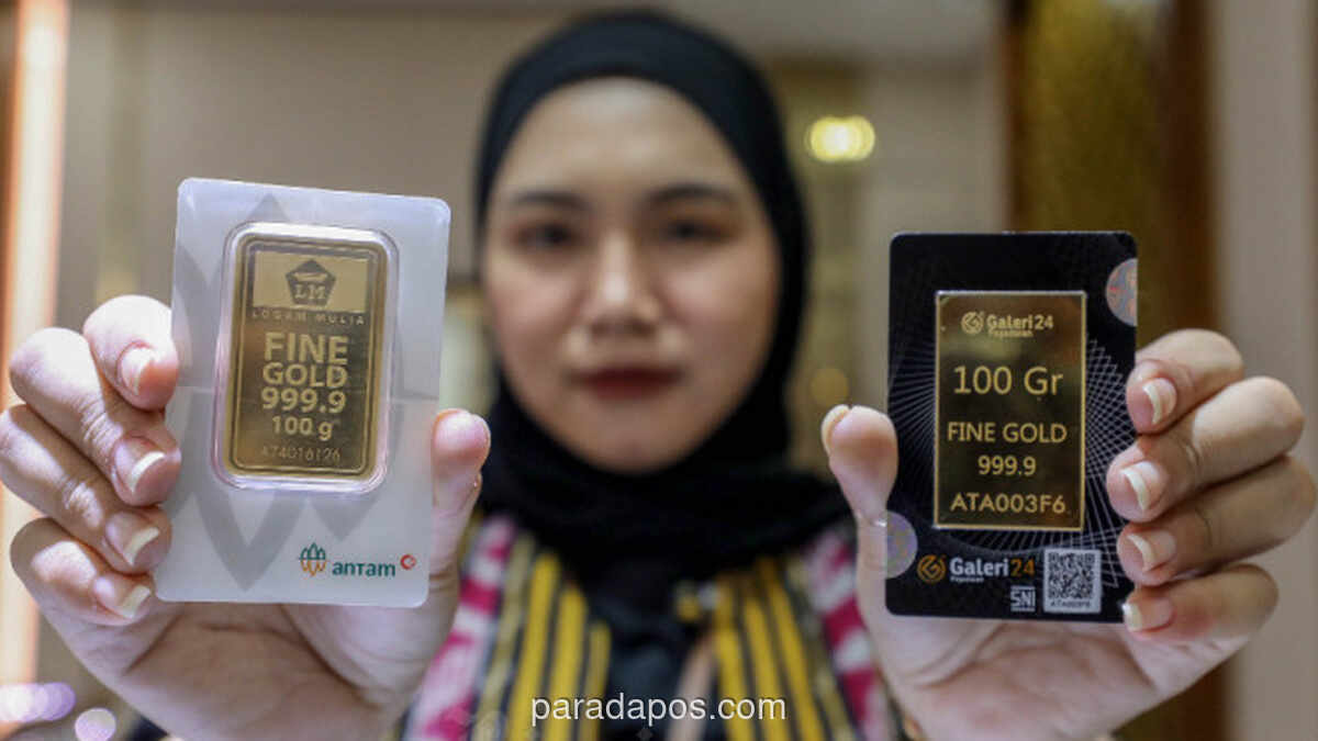 Harga Emas Antam di Pegadaian Stagnan pada Senin, 9 Februari 2026