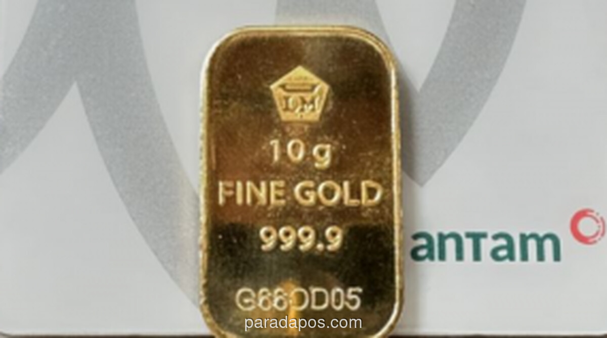 Harga Emas Antam Naik Rp14 Ribu per Gram, Sentuh Rp2,954 Juta