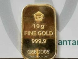 Harga Emas Antam Naik Rp16 Ribu per Gram Usai Koreksi