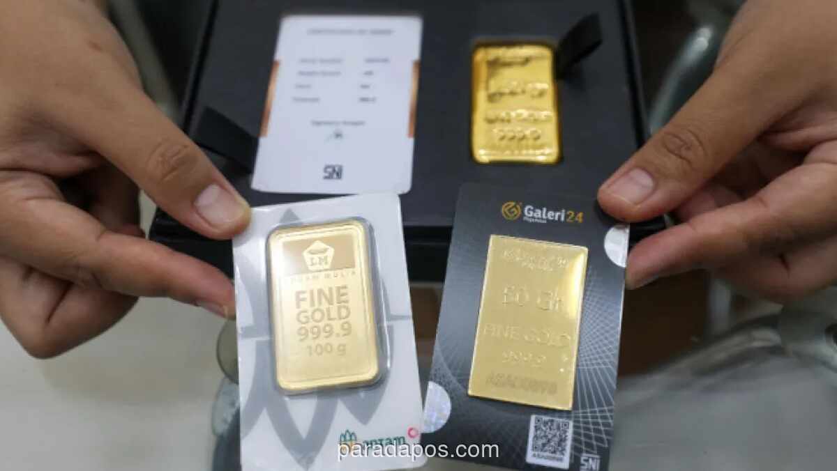 Harga Emas UBS di Pegadaian Lebih Tinggi Dibanding Galeri 24