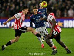 Arsenal Tersendat di Brentford, Jarak ke Man City Menyusut