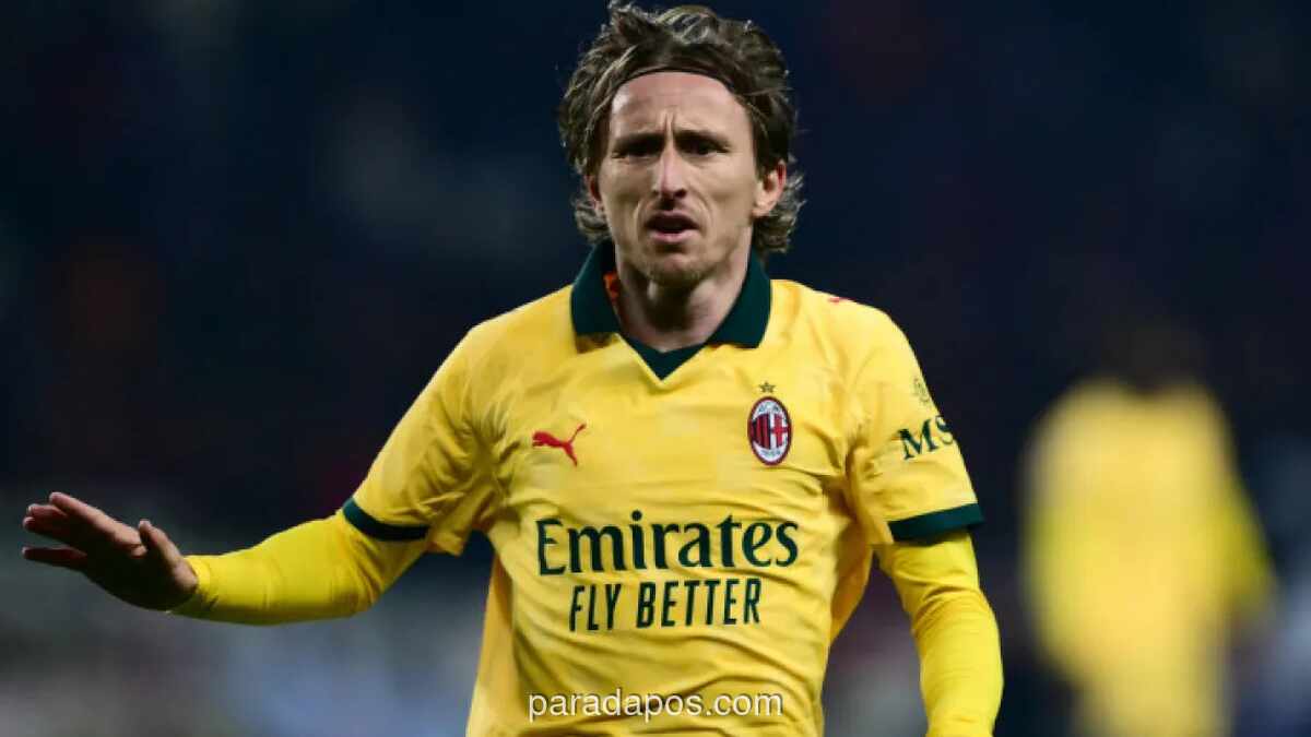 Luka Modric Jadi Penentu, AC Milan Taklukkan Pisa 2-1 di Menit Akhir