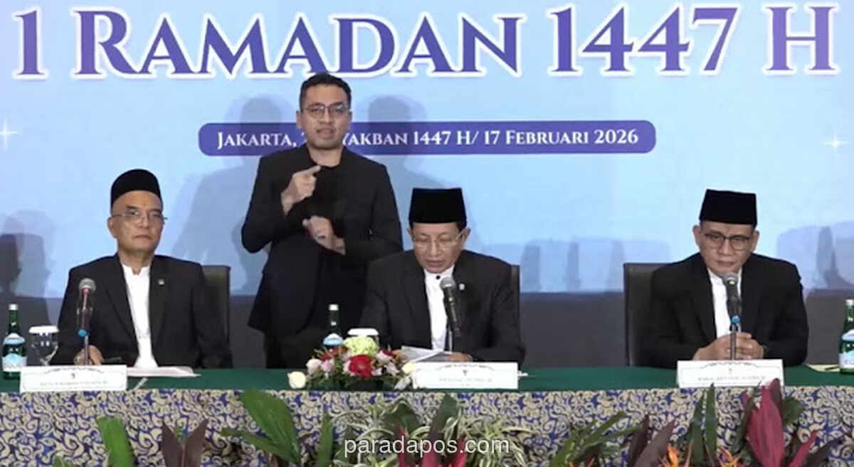 Pemerintah Tetapkan Awal Puasa Ramadhan 1447 H Jatuh pada 19 Februari 2026