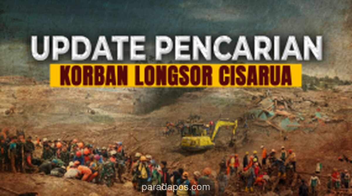 Status Darurat Tanah Longsor Bandung Barat Dicabut, Pencarian Korban Tetap Berlanjut