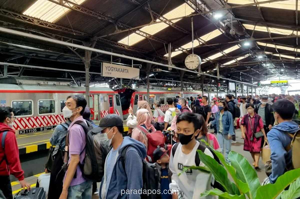 KAI Catat Lonjakan Penumpang Kereta di Jateng-DIY Awal 2026