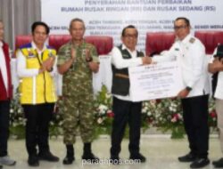 Pemerintah Salurkan Bantuan Perbaikan Rumah untuk 17.273 Unit di Tiga Provinsi Sumatra
