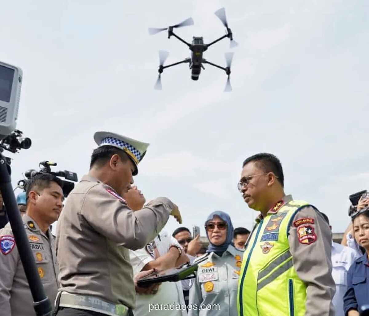 Korlantas Polri Operasikan Drone ETLE untuk Awasi Ganjil Genap di Jakarta