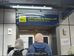 Lift LRT Kuningan Kembali Normal Usai Penumpang Terjebak Dua Menit