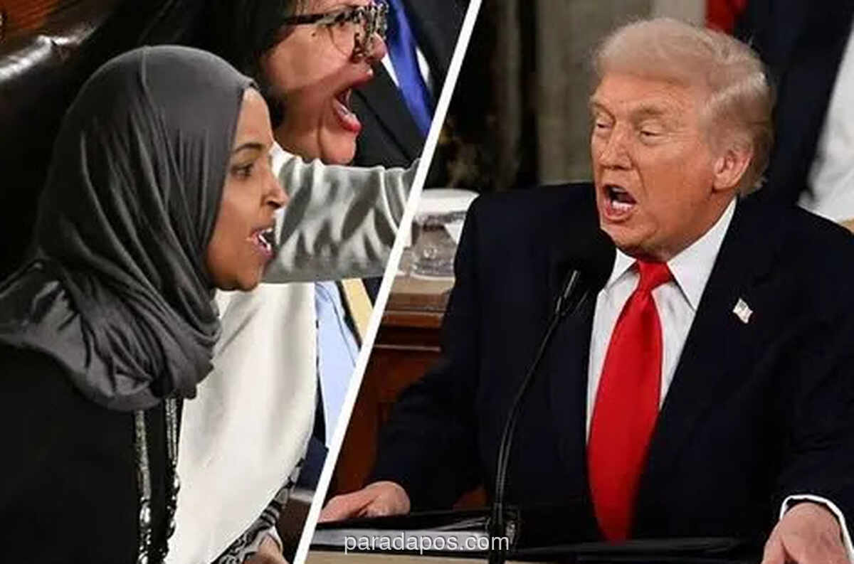 Trump Serukan Deportasi Dua Anggota Kongres Demokrat Usai Ricuh di Pidato Kenegaraan