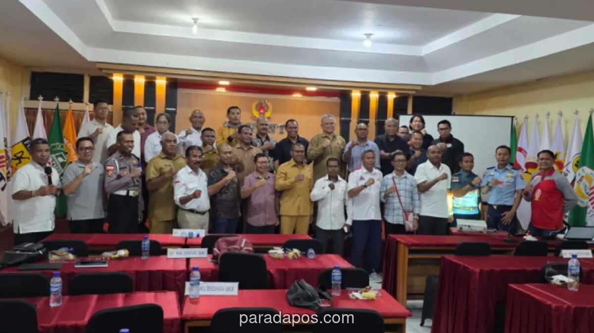 KONI NTT Gelar Rapat Strategis, Target 37 Emas dan Pembenahan Venue untuk PON 2028