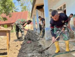 TNI Selesaikan Pembersihan Sekolah yang Tertimbun Material Banjir di Aceh Tengah