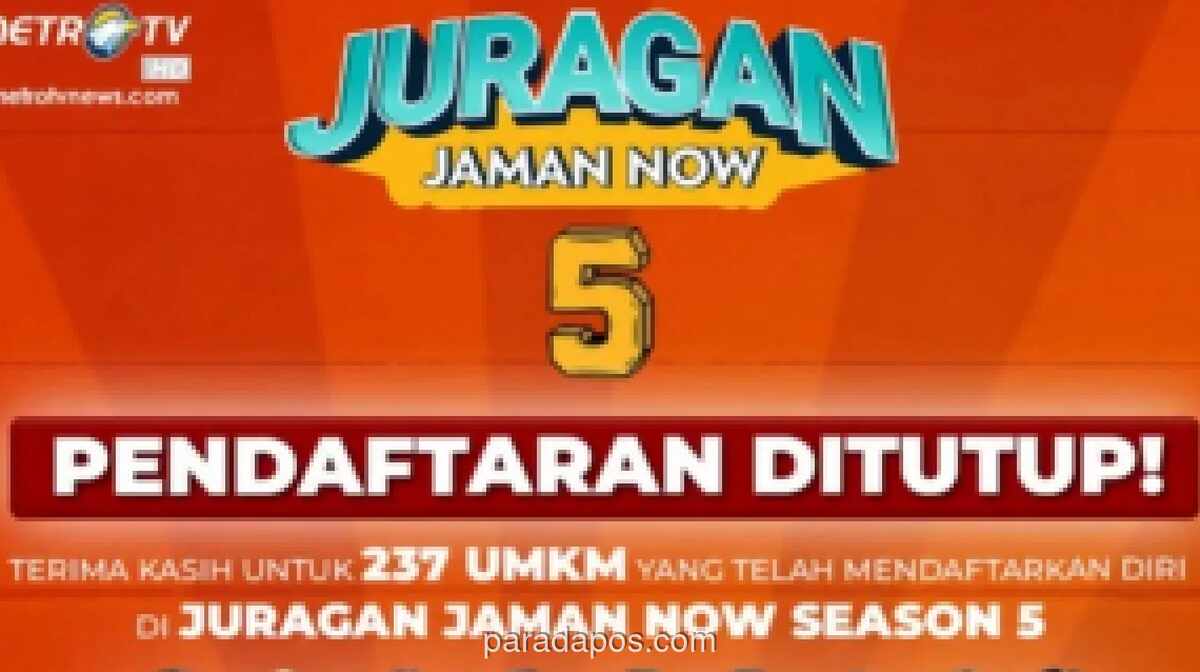 Pendaftaran Inkubasi Bisnis Juragan Jaman Now Season 5 Ditutup, 237 UMKM Bersaing