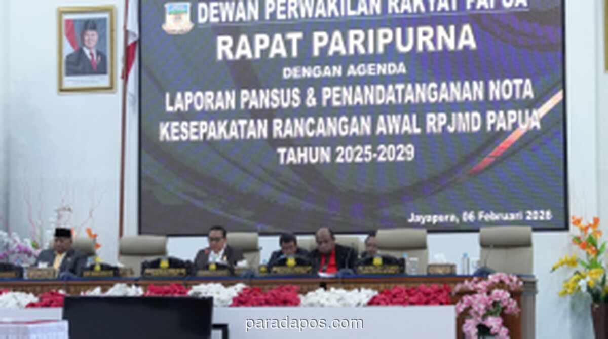 Pemerintah dan DPR Papua Bahas Rancangan RPJMD 2025-2029