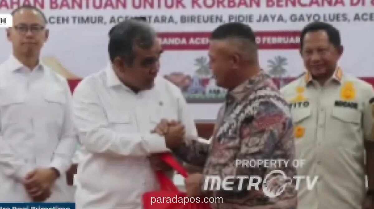 MPR RI Salurkan 30.000 Paket Bantuan untuk Korban Banjir dan Longsor di Aceh
