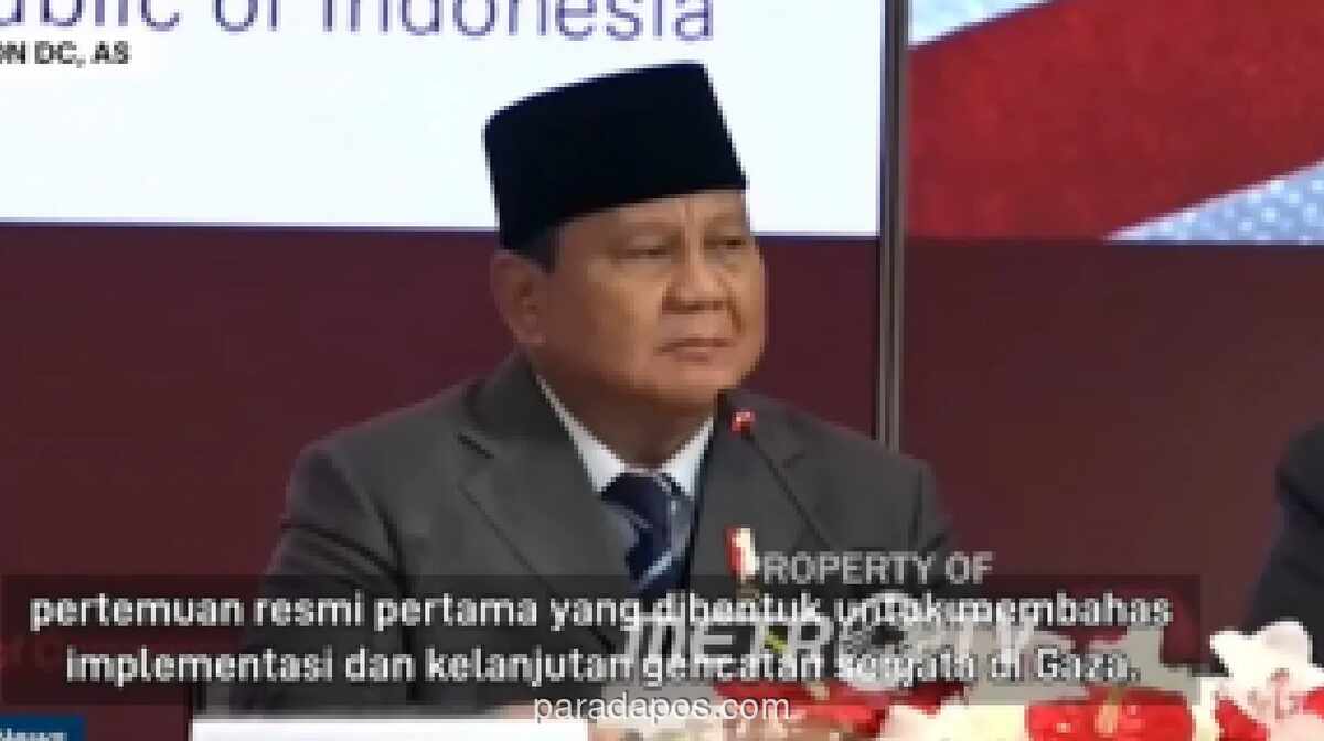 Presiden Prabowo Hadiri Pertemuan Perdana Dewan Perdamaian untuk Gaza atas Undangan AS