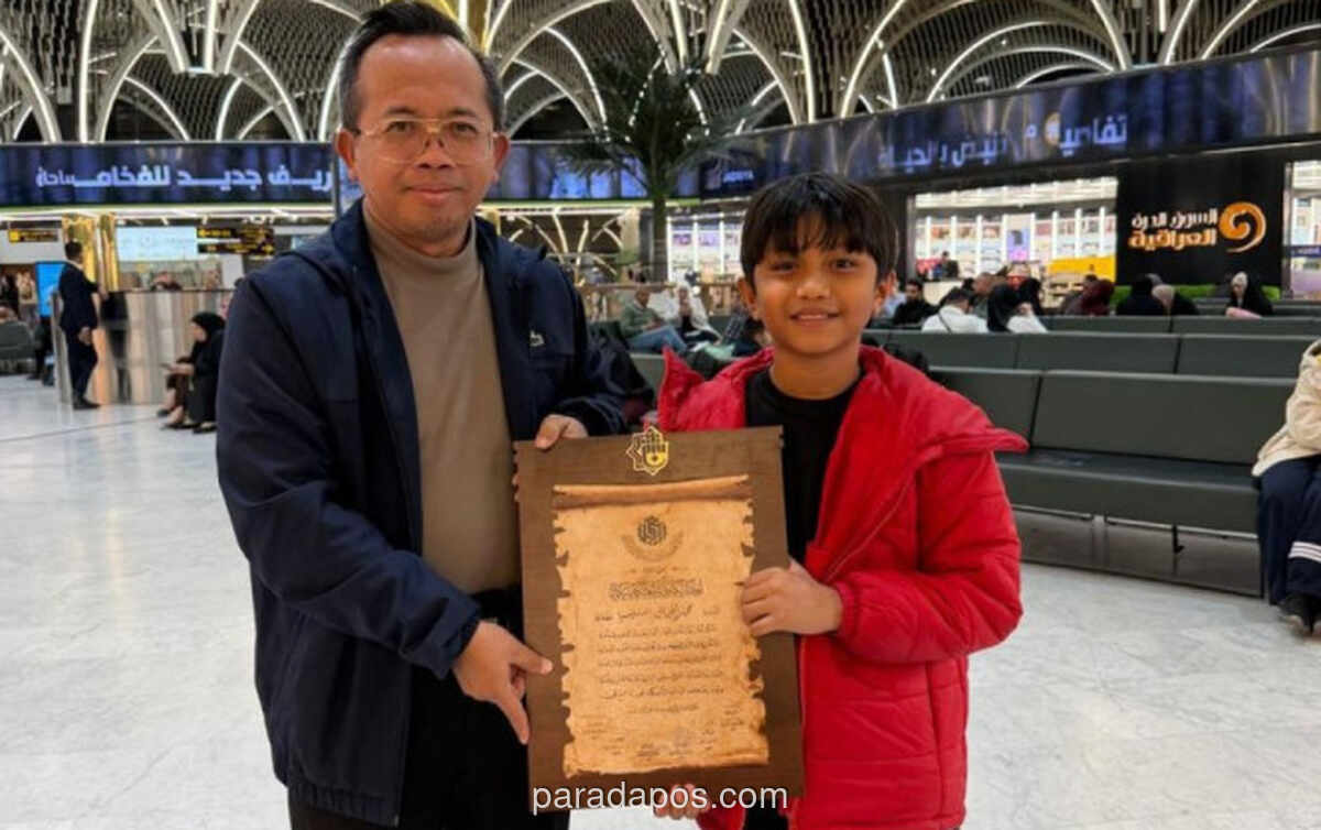 Qari Cilik Indonesia Raih Juara I di MTQ Internasional di Irak