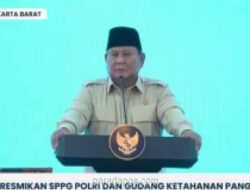 Presiden Prabowo Resmikan 1.179 SPPG dan 18 Gudang Pangan Polri