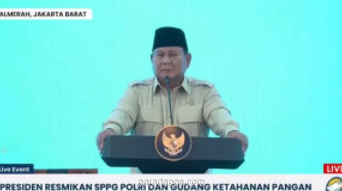 Presiden Prabowo Resmikan 1.179 SPPG dan 18 Gudang Pangan Polri