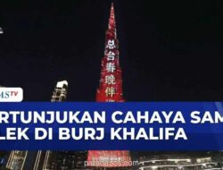 Burj Khalifa Tampilkan Light Show Kuda dan Naga untuk Rayakan Imlek 2024