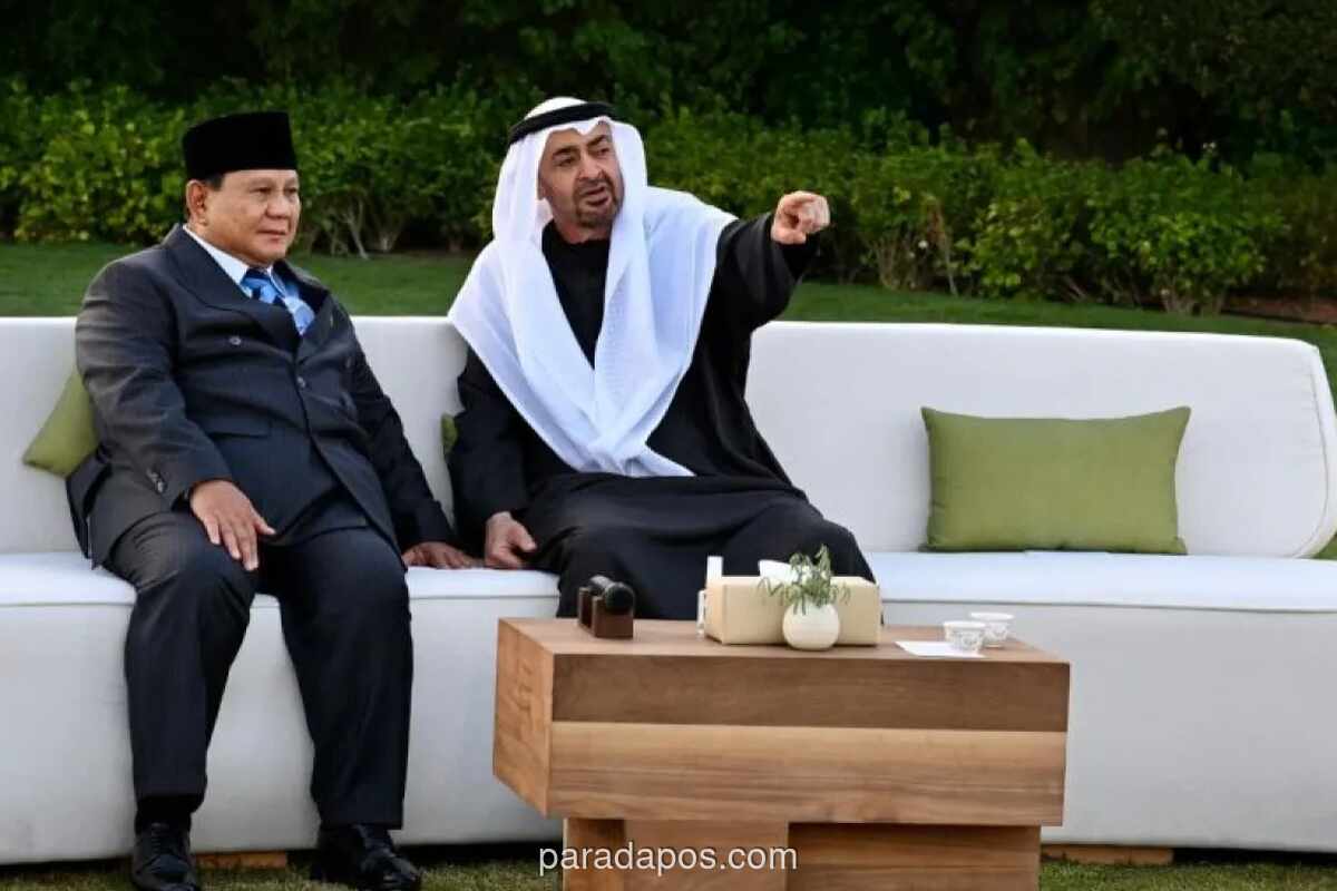 Presiden UAE Komitmen Tingkatkan Investasi di Indonesia dalam Pertemuan dengan Prabowo