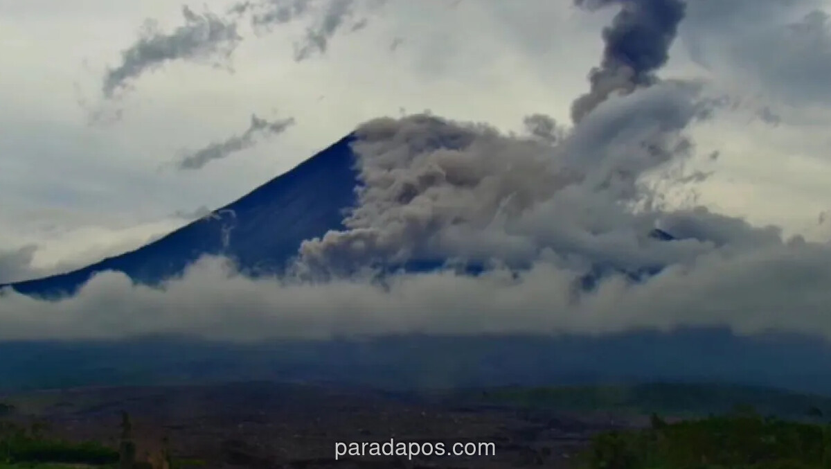 BPBD Lumajang Imbau Warga Waspadai Peningkatan Aktivitas Gunung Semeru