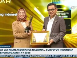 PT Surveyor Indonesia Raih Penghargaan Excellence in National Assurance Services 2026