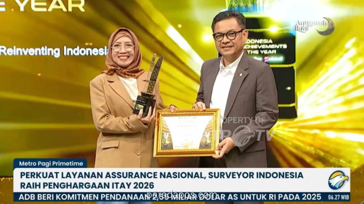 PT Surveyor Indonesia Raih Penghargaan Excellence in National Assurance Services 2026