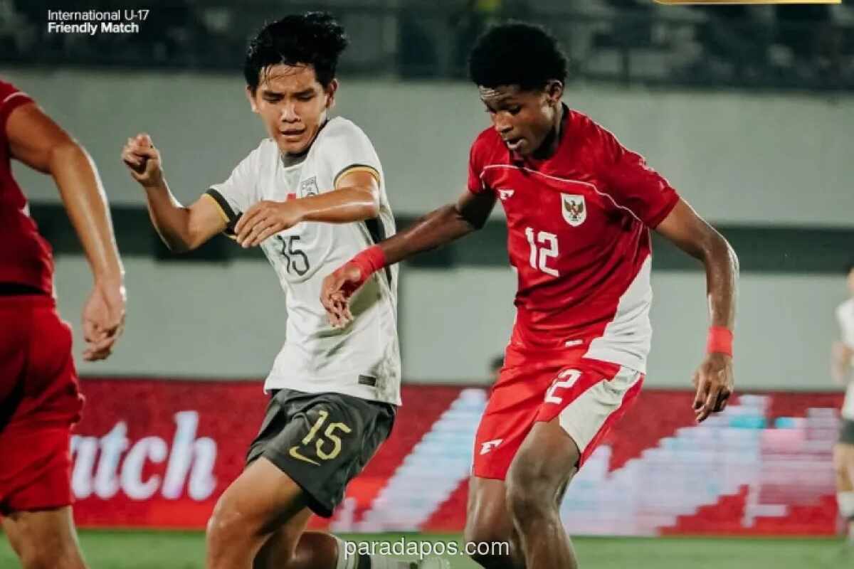 Timnas U-17 Kalah Tipis 2-3 dari Tiongkok, Tunjukkan Peningkatan Signifikan