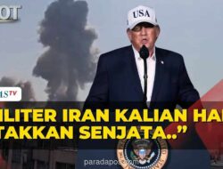 Trump Beri Ultimatum ke Militer Iran: Serahkan Diri atau Hadapi Kematian Pasti