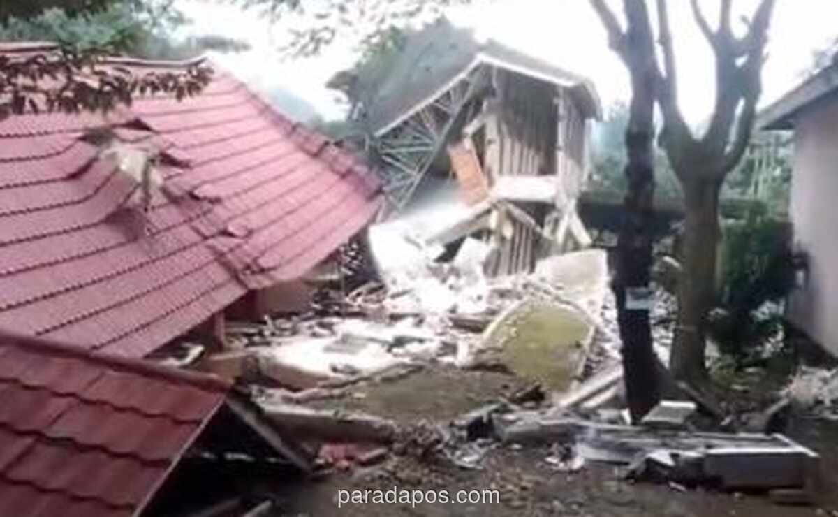 Tanah Bergerak di Tegal Rusak 464 Rumah, 2.426 Warga Mengungsi