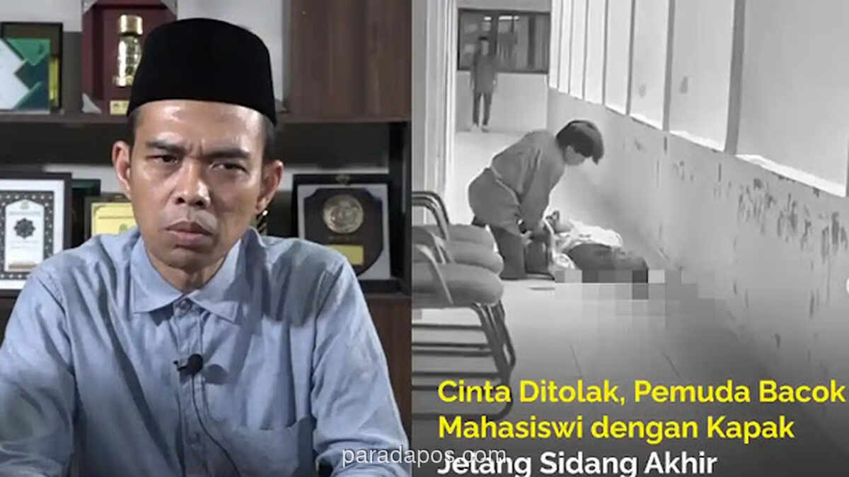 Ustaz Abdul Somad Soroti Pembacokan Mahasiswi UIN Suska Riau, Ingatkan Bahaya Pergaulan Bebas